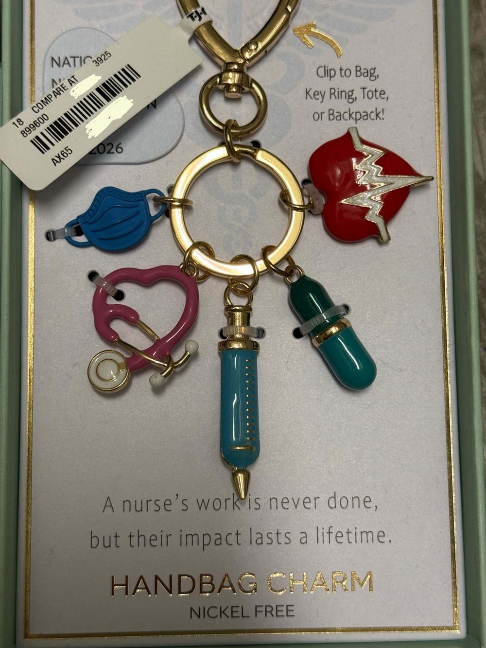 Viral nurse bag charms
